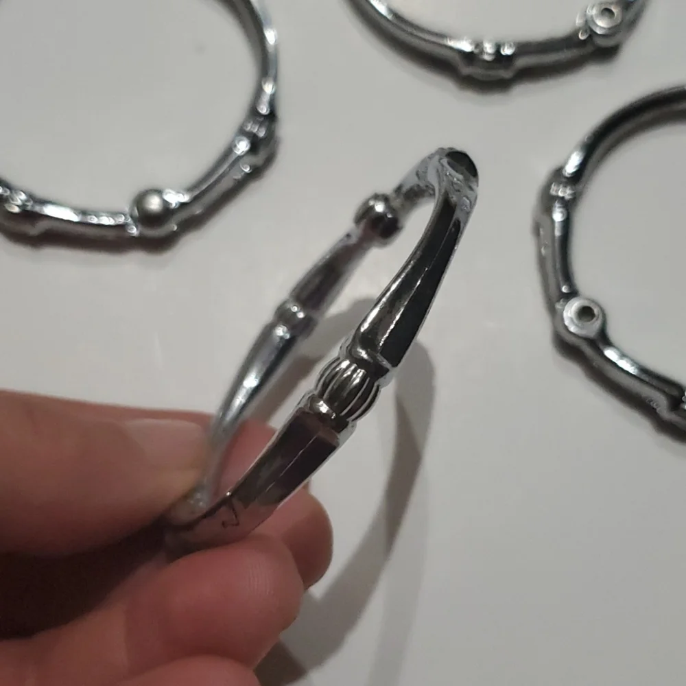 Chrome Shower Curtain Rings-Set of 12